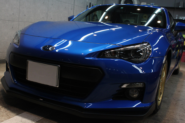 スバル BRZ WRブルーマイカ フロントバンパー1