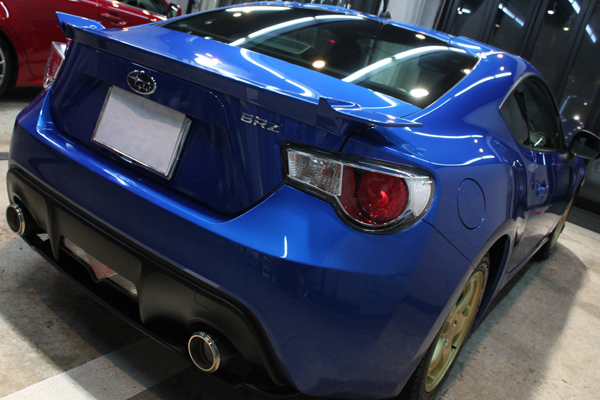 スバル BRZ WRブルーマイカ リアバンパー