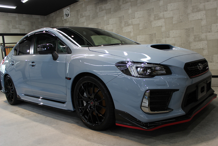 スバル WRX STI S208 クールグレーカーキ フロントバンパー2